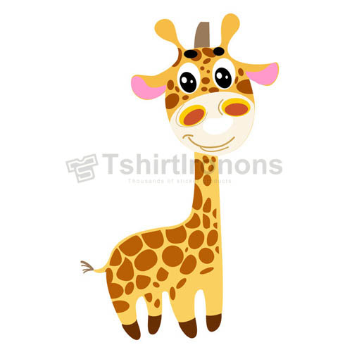 Giraffe T-shirts Iron On Transfers N8103 - Click Image to Close